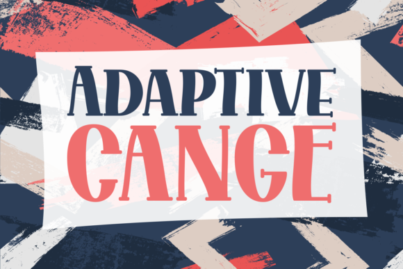 Adaptive Cange: A Bold Script Font for Digital Design