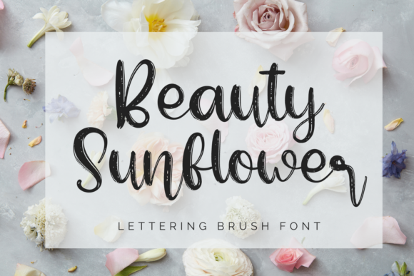 Beauty Sunflower Font: A Joyful Script for Memorable Branding