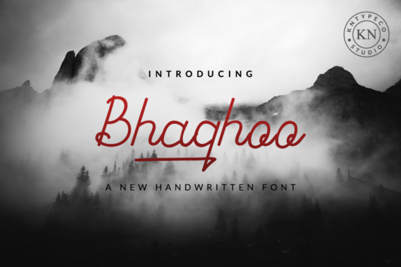 Bhaqhoo: A Handwritten Typeface for Editorial Elegance