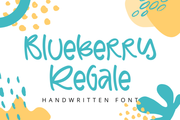 Blueberry Regale: A Handwritten Font for a Professional Brand