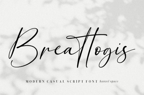 Breattogis Font: Elevate Your Brand with Modern Script Typography