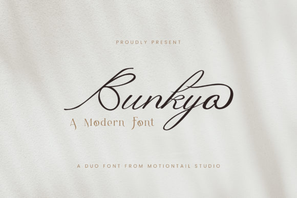 Bunkyo Font: A Beautiful Script for Creative Makers