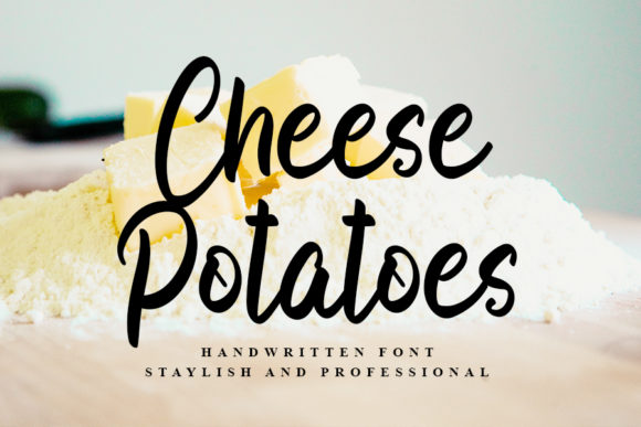 Cheese Potatoes: A Handwritten Font That Feels Like Home