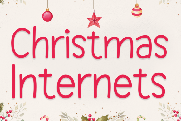Christmas Internets Font: A Handwritten Typeface for Digital Design