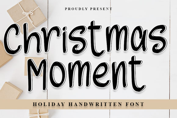 Christmas Moments: A Joyful Handwritten Font for Editorial Design