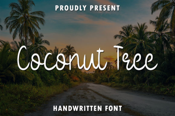 Coconut Tree Font: A Handwritten Typeface for Memorable Branding