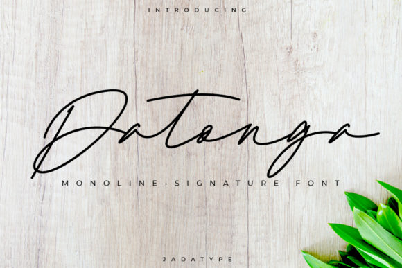 Datonga: A Stylish Script Font for Editorial Elegance