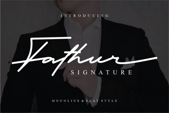Fathur: A Modern Handwritten Font for Strong Campaign Design