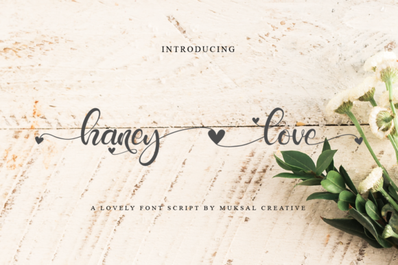 Haney Love: A Handwritten Typeface for Modern Brand Storytelling