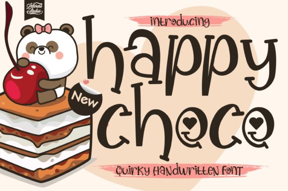 Happy Choco: A Playful Handwritten Typeface for Editorial Design
