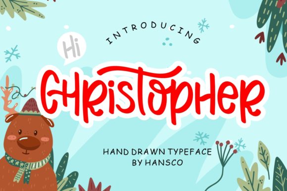 Hi Christopher: A Handwritten Font for Editorial Design