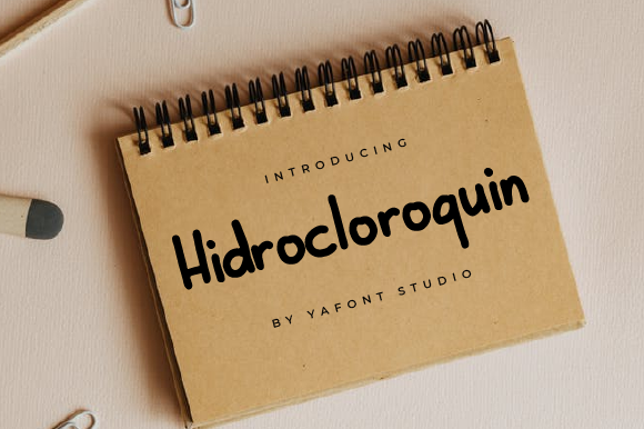 Hidrocloroquin Font: A Handwritten Touch for Your Brand