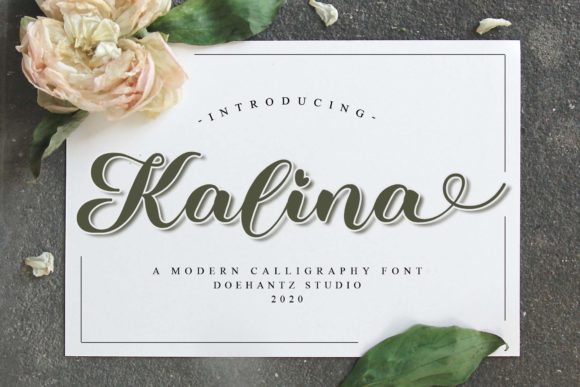 Kalina: A Script Font That Elevates Editorial Design