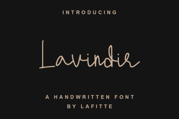 Lavindir Font: A Handwritten Touch for Your Brand