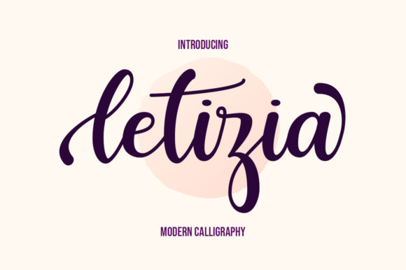 Letizia Font: A Modern Script for Digital Designers