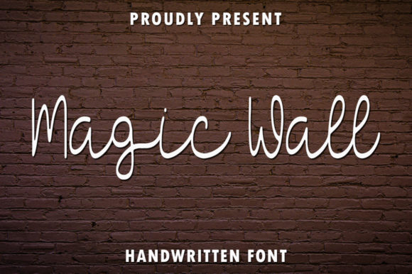Magic Wall Font: A Handwritten Typeface for Web Designers