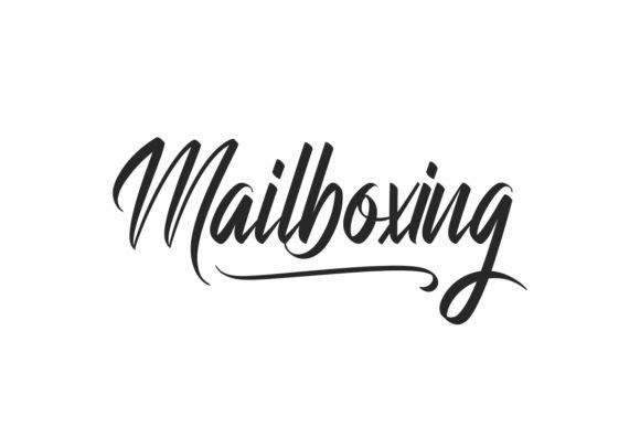Mailboxing Font: A Handwritten Typeface for Crafters and Sellers