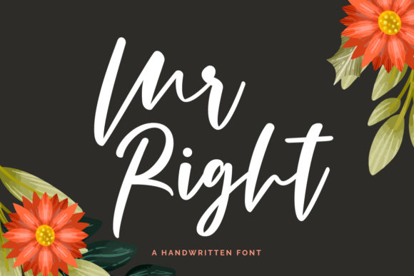Mr Right Font: Elevate Your Brand with a Beautiful Script Typeface