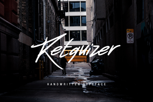 Retquizer: A Handwritten Font for Editorial Elegance