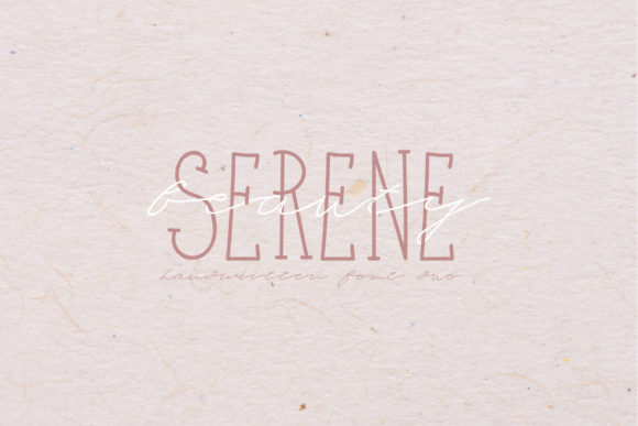 Serene Beauty Typeface for Elegant Editorial Design