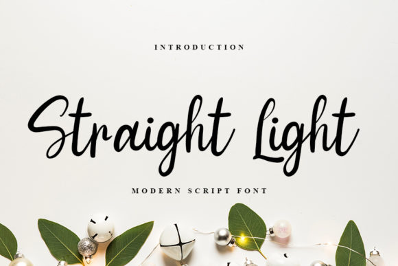 Straight Light: A Script Font That Elevates Your Campaigns