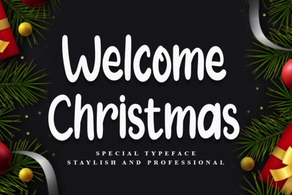 Welcome Christmas Font: A Joyful Typeface for Web Design